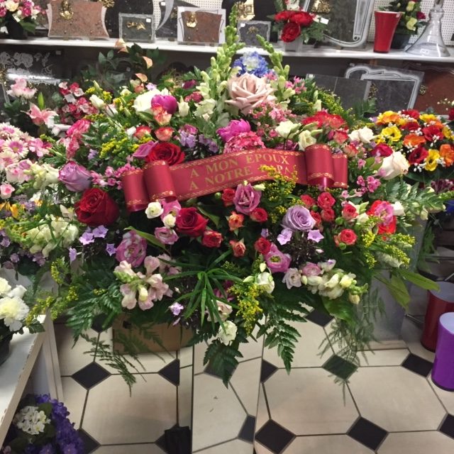 bouquet de fleurs multicolore