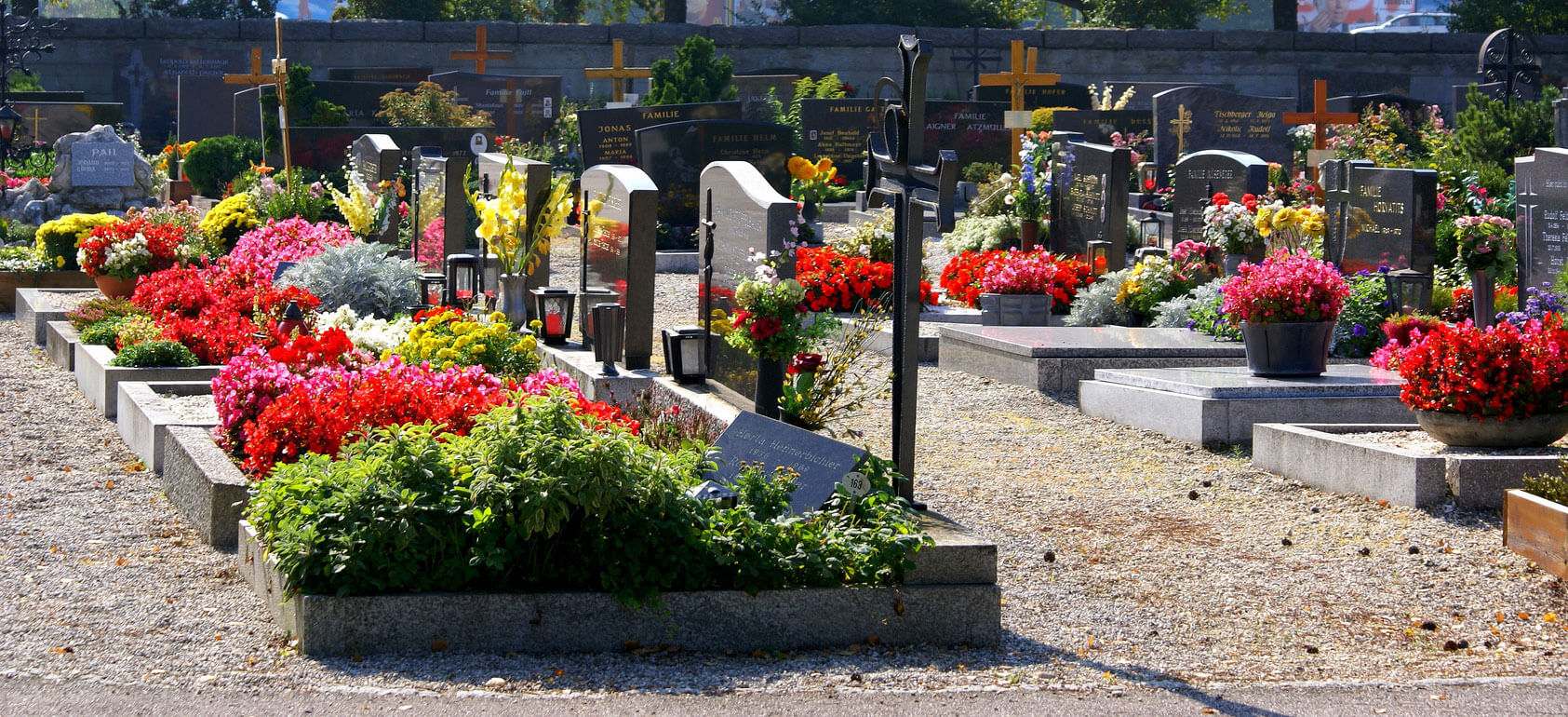 cimetiere fleuri